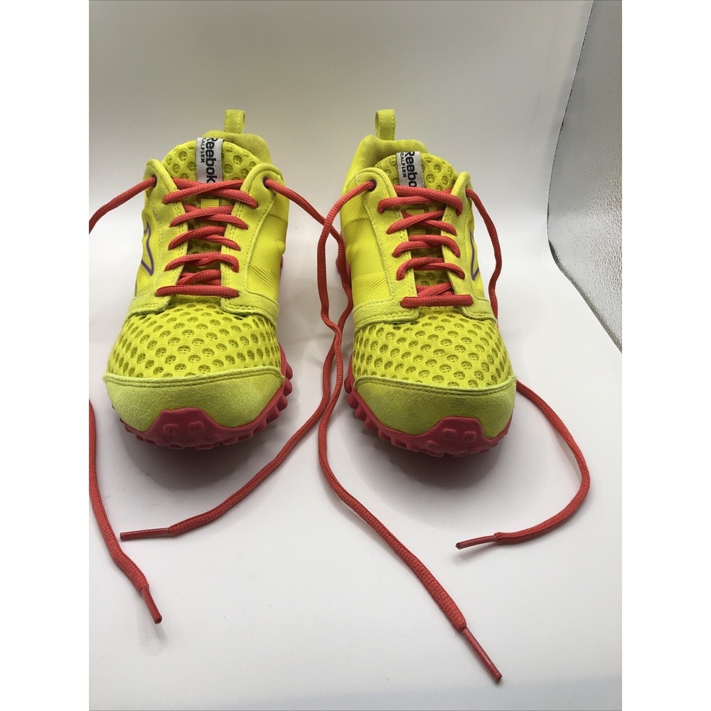 REEBOK RealFlex Women's Neon Yellow & Pink sz. 6.5